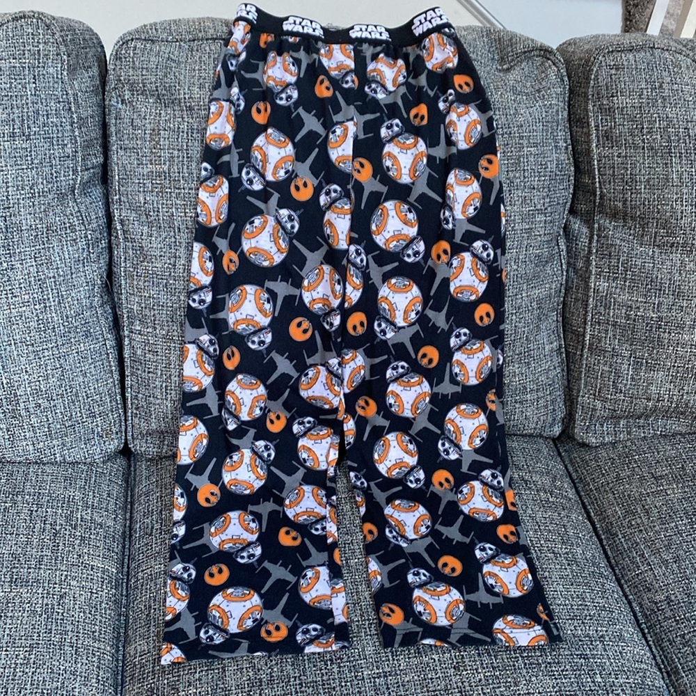 Star Wars BB-8 Character Pajama Bottoms/ Lounge Sleep Pants, Size Kids L (10-12)